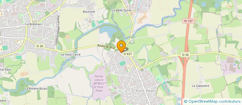 localisation de l'entreprise MONSIEUR TARIK SEGHROUCHNI  PONT-PEAN