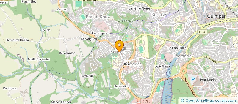 localisation de l'entreprise MONSIEUR TARIK SHINWARI  QUIMPER