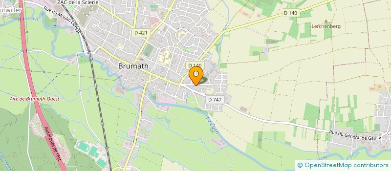 localisation de l'entreprise MONSIEUR TARIK TALAN  BRUMATH