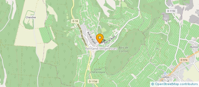 localisation de l'entreprise MONSIEUR TARIK VACCARO  PERNAND-VERGELESSES