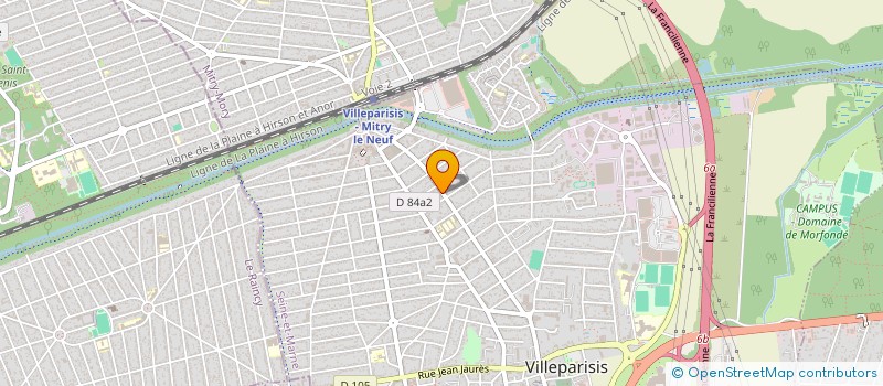 localisation de l'entreprise MONSIEUR TARIK WAHOUD  VILLEPARISIS