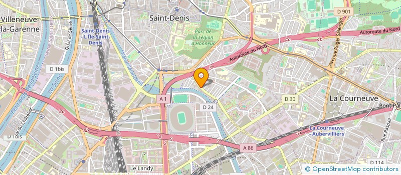 localisation de l'entreprise MONSIEUR TARIK ZEGHOUANI  SAINT-DENIS