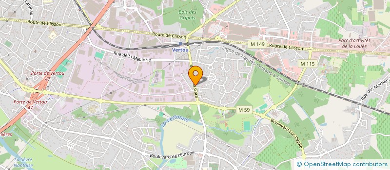 localisation de l'entreprise MONSIEUR TARIKE BENAMAR à VERTOU