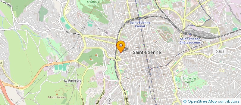 localisation de l'entreprise MONSIEUR TARIQ AFGHAN  SAINT-ETIENNE