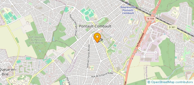 localisation de l'entreprise MONSIEUR TARIQ HUSSAIN  PONTAULT-COMBAULT