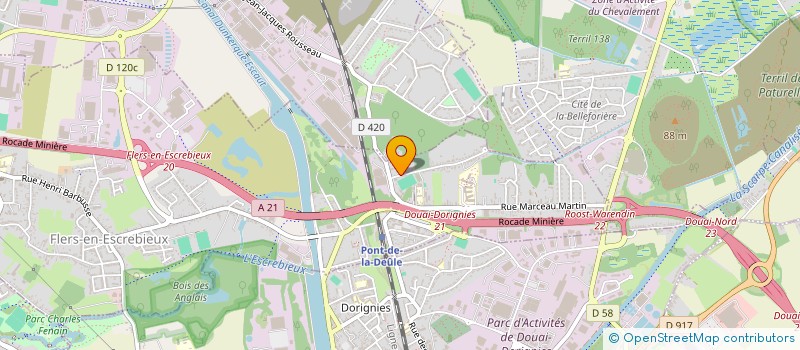 localisation de l'entreprise MONSIEUR TARIQ KECHIAR  FLERS-EN-ESCREBIEUX