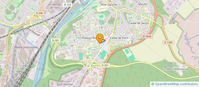 localisation de l'entreprise MONSIEUR TARIQ MOHAMMAD  CREIL