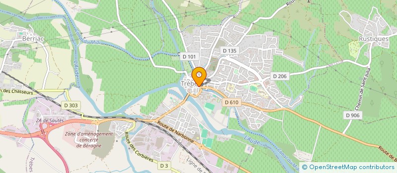 localisation de l'entreprise MONSIEUR TARIQ RAHMOUN  TREBES