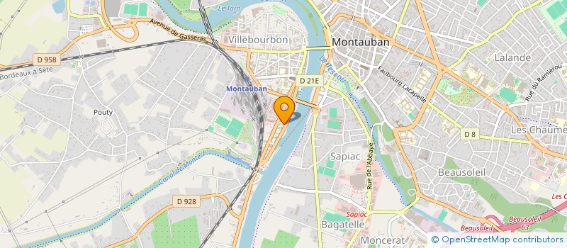 localisation de l'entreprise MONSIEUR TARIQ REQMANI  MONTAUBAN