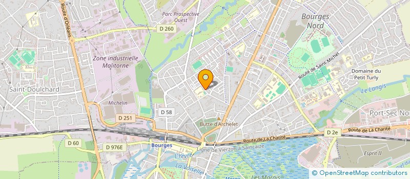 localisation de l'entreprise MONSIEUR TARIQ SAIDI  BOURGES