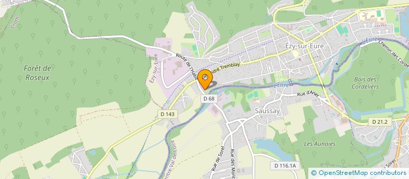 localisation de l'entreprise MONSIEUR TARKAN DESTRICH  EZY-SUR-EURE