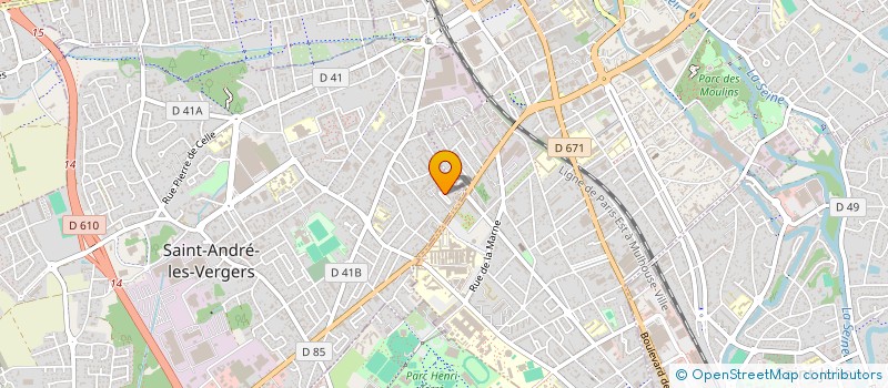 localisation de l'entreprise MONSIEUR TARZAN OSMAN  SAINT-ANDRE-LES-VERGERS