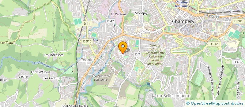 localisation de l'entreprise MONSIEUR TASHELDAR SAFEH  CHAMBERY