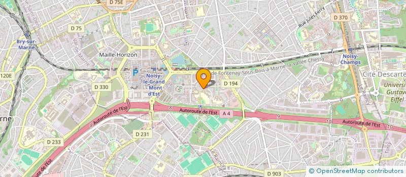 localisation de l'entreprise MONSIEUR TASHI SAKYI  NOISY-LE-GRAND