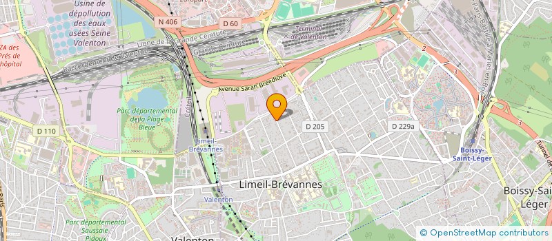 localisation de l'entreprise MONSIEUR TASIR JAVED  LIMEIL-BREVANNES