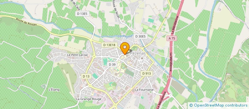 localisation de l'entreprise MONSIEUR TASNEEM TASEER à PEZENAS