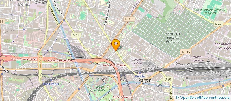 localisation de l'entreprise MONSIEUR TASSADIT CHABANE à PANTIN
