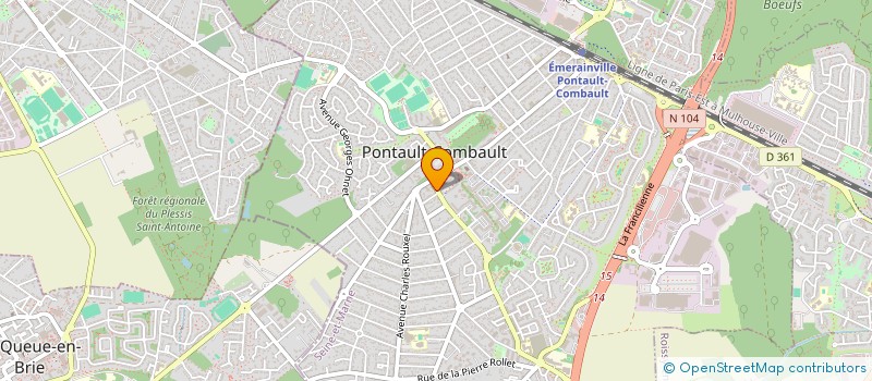 localisation de l'entreprise MONSIEUR TAT VONG à PONTAULT-COMBAULT