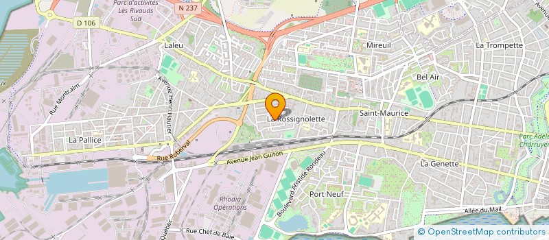 localisation de l'entreprise MONSIEUR TATIKO RASOEVI  LA ROCHELLE