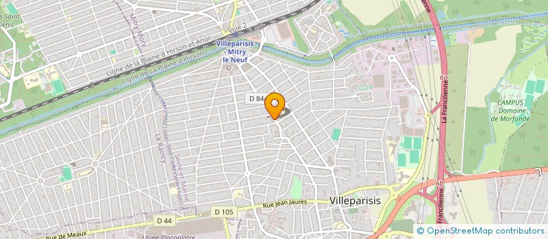 localisation de l'entreprise MONSIEUR TAUAI JUNQUEIRA SANTOS  VILLEPARISIS