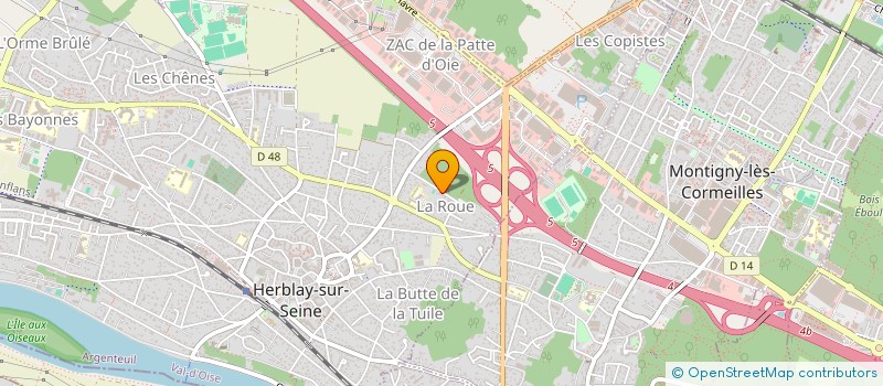 localisation de l'entreprise MONSIEUR TAUHID ULLAH RAHMAN  HERBLAY-SUR-SEINE