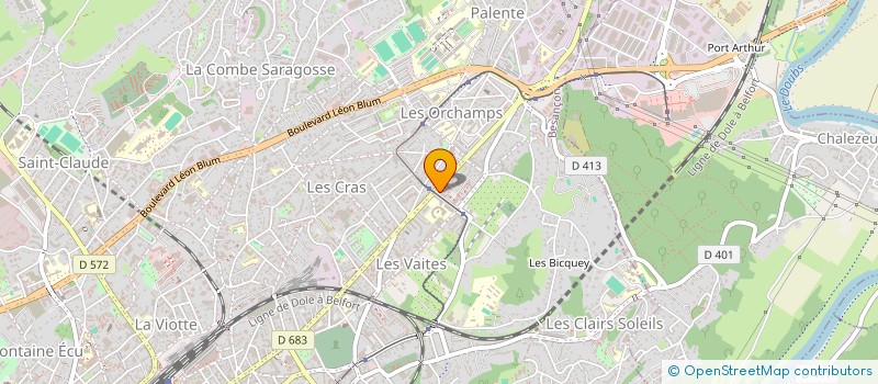 localisation de l'entreprise MONSIEUR TAUMATA FAANA  BESANCON