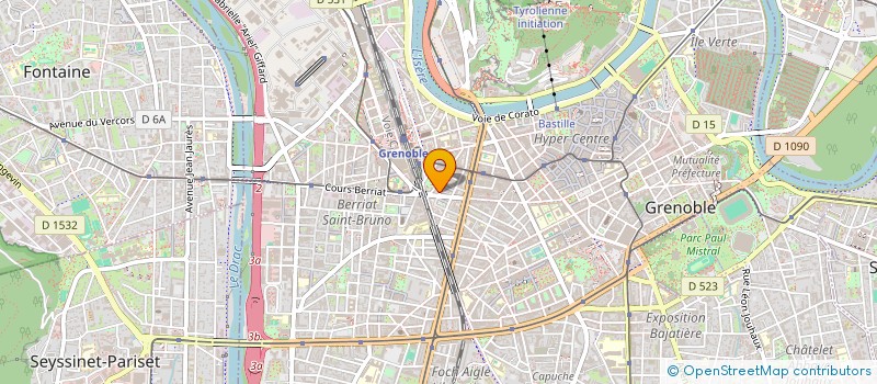 localisation de l'entreprise MONSIEUR TAUTVYDAS JAMANTAS à GRENOBLE