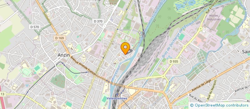 localisation de l'entreprise MONSIEUR TAVAE-LU DRUENNE  VALENCIENNES