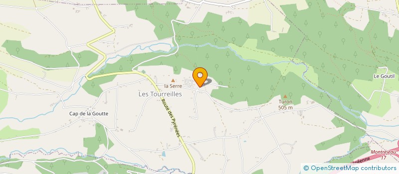 localisation de l'entreprise MONSIEUR TAVASAN ALAIN  LES TOURREILLES