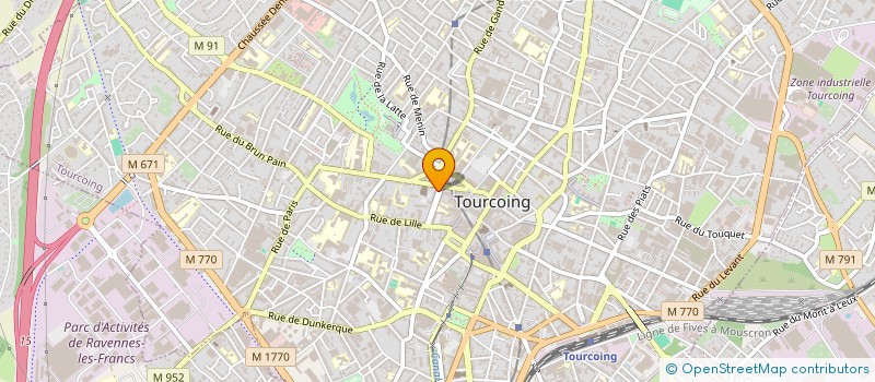 localisation de l'entreprise MONSIEUR TAWFIK ATTALLAOUI  TOURCOING