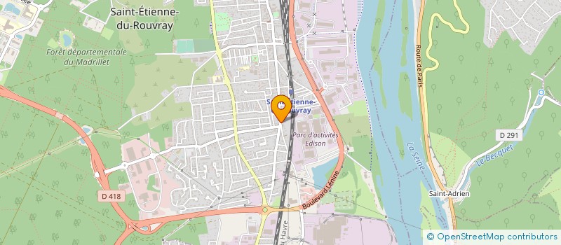 localisation de l'entreprise MONSIEUR TAWFIK BELHADI  SAINT-ETIENNE-DU-ROUVRAY