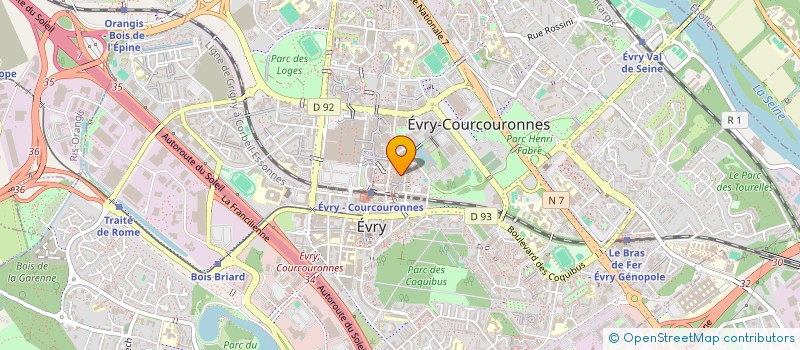 localisation de l'entreprise MONSIEUR TAWFIK BENNANI  EVRY-COURCOURONNES