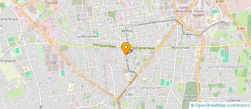 localisation de l'entreprise MONSIEUR TAWFIK BOUCHKANE  TOURS