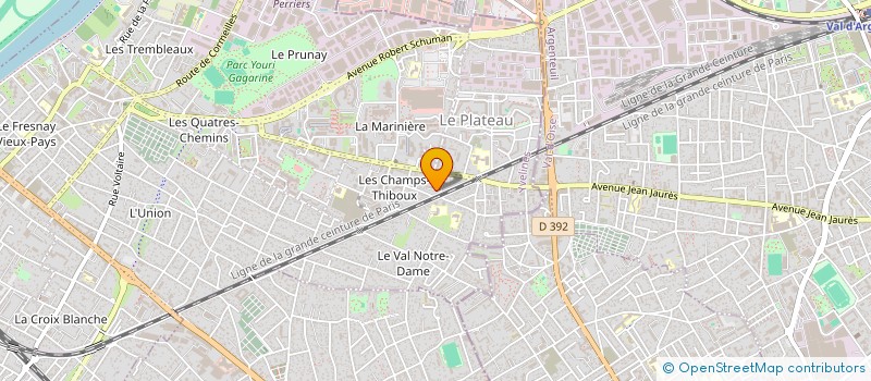 localisation de l'entreprise MONSIEUR TAWFIK GHOUNBAZ  SARTROUVILLE