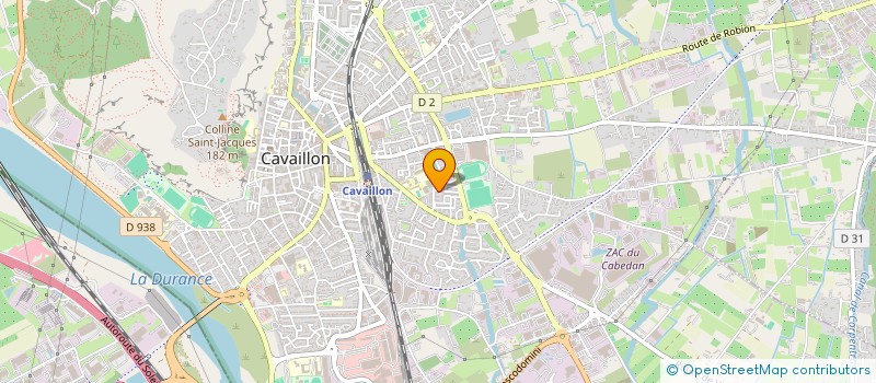 localisation de l'entreprise MONSIEUR TAWFIK M'SADEK  CAVAILLON