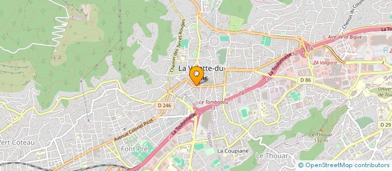 localisation de l'entreprise MONSIEUR TAWFIK OUAZRHARI à LA VALETTE-DU-VAR