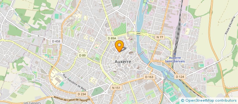 localisation de l'entreprise MONSIEUR TAWFIK OUKHATTAR à AUXERRE