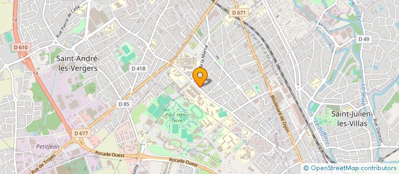 localisation de l'entreprise MONSIEUR TAWFIQ MAHDJOUB  TROYES