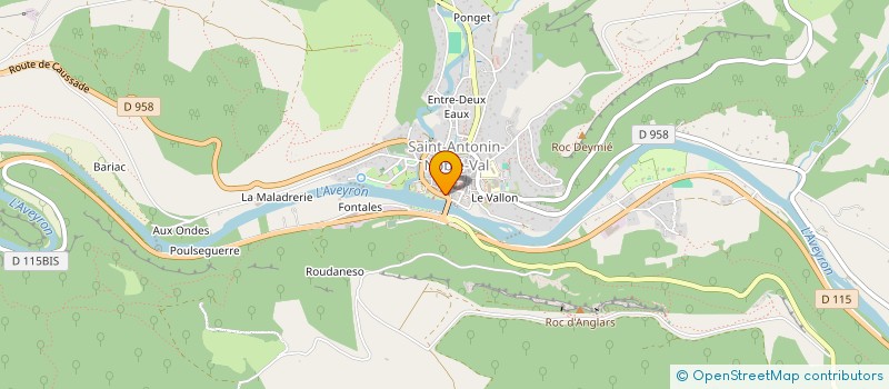 localisation de l'entreprise MONSIEUR TAY GAU  SAINT-ANTONIN-NOBLE-VAL