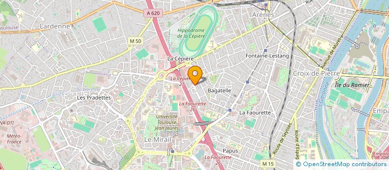 localisation de l'entreprise MONSIEUR TAYEB AALLAM  TOULOUSE