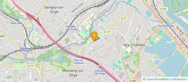 localisation de l'entreprise MONSIEUR TAYEB BELGANDI à VIRY-CHATILLON
