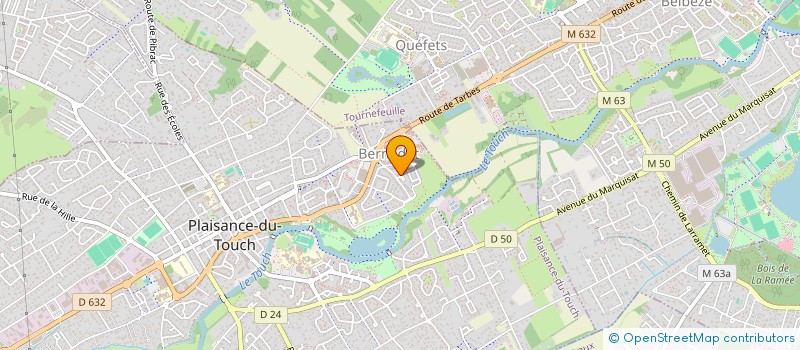 localisation de l'entreprise MONSIEUR TAYEB BENAMAR  PLAISANCE-DU-TOUCH