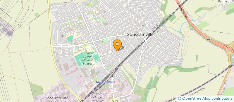 localisation de l'entreprise MONSIEUR TAYEB BENIIKIKER à GOUSSAINVILLE