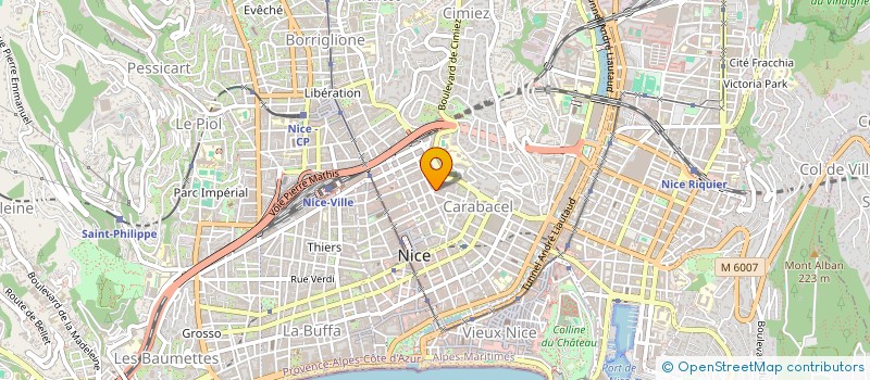 localisation de l'entreprise MONSIEUR TAYEB BENKIRAN à NICE