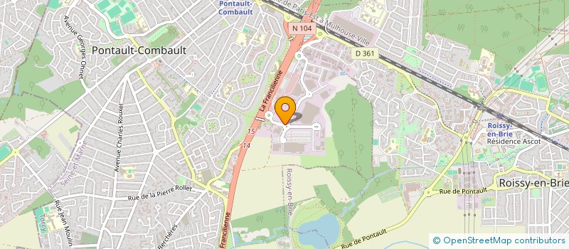 localisation de l'entreprise MONSIEUR TAYEB BENOMARI à PONTAULT-COMBAULT