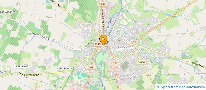 localisation de l'entreprise MONSIEUR TAYEB BOUTENZAR  CONDOM