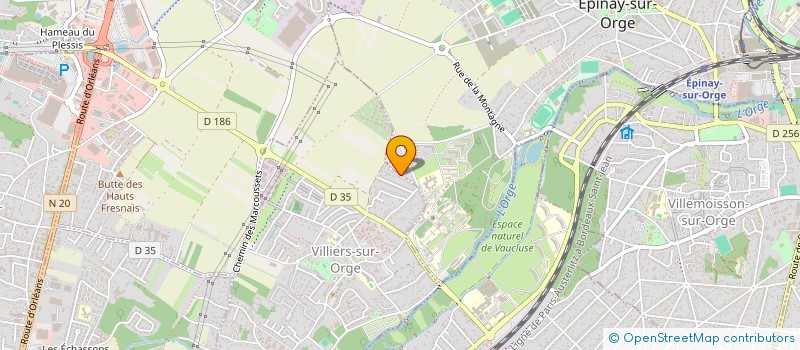 localisation de l'entreprise MONSIEUR TAYEB CHAWKI HADRI  VILLIERS-SUR-ORGE