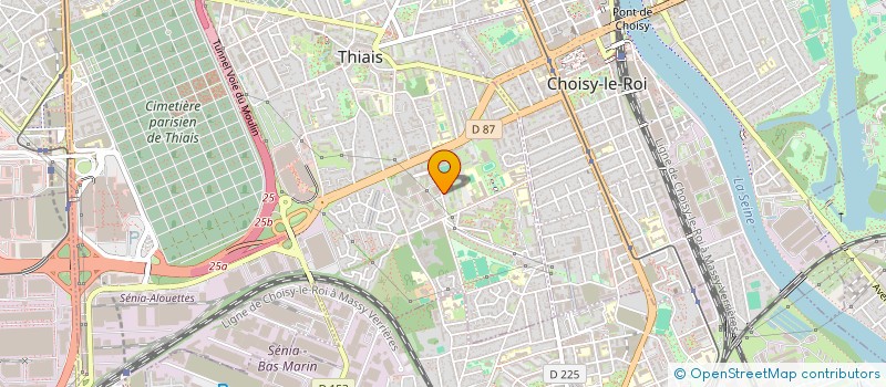 localisation de l'entreprise MONSIEUR TAYEB CHRAHIM  THIAIS