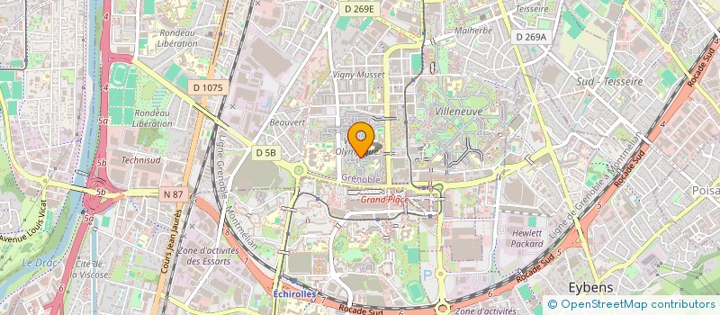 localisation de l'entreprise MONSIEUR TAYEB GORINE  GRENOBLE