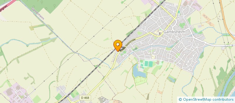 localisation de l'entreprise MONSIEUR TAYEB HALIMI  GAMBSHEIM